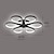 Χαμηλού Κόστους Φώτα Οροφής με Dimmer-led φωτιστικό οροφής 6 κεφαλών 60cm σχέδιο λουλουδιών πολυέλαιος μεταλλικός καλλιτεχνικός στυλ βιομηχανικά βαμμένα φινιρίσματα καλλιτεχνικό σκανδιναβικό στυλ 110-240v