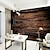 cheap Wood Slat Wallpaper-Mural Wallpaper Wall Sticker Covering Print Adhesive Required Faux Wood Plank Canvas Home Décor