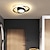 ieftine Montaj Plafon-plafoniera cu led 1 lumină 32 cm forme geometrice lumini cu montare încastrabilă plafoniera din aluminiu cu gel de silice pentru coridor verandă bar lămpi creative pentru balcon alb cald/alb 110-240v