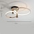 cheap Ceiling Lights-LED Ceiling Light 50/60/90/110cm 2/3/5/6-Light Ring Circle Design Dimmable Aluminum Painted Finishes Luxurious Modern Style Dining Room Bedroom Pendant Lamps 110-240V