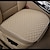 cheap Car Seat Covers-Flax Car Seat Cover Front Rear Linen Fabric Cushion Breathable Protector Mat Pad Universal Auto Interior Styling Truck SUV Van