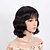 cheap Human Hair Capless Wigs-Short Wavy Bob Human Hair Wig With Bangs For Women Colored Brazilian Remy Hair Deep Wave Ombre Blonde Burgundy Wig