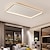 voordelige Dimbare plafondlampen-led plafondlamp super dun 105/50cm plafondlamp modern acryl metaal traploos dimmen slaapkamer geschilderde afwerking verlichting 110-240v alleen dimbaar met afstandsbediening