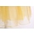 baratos Vestidos-vestido de fantasia de princesa bela e a fera para meninas, vestido de fantasia em camadas de desenhos animados de renda ruched amarelo maxi manga curta vestidos bonitos ajuste regular