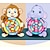 cheap Novelty Toys-Children Cartoon Animal Dart Board Sticky Ball Rabbit Family Interactive Educational Toy Festival Gift