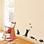 baratos Adesivos de Parede Decorativos-adesivos de parede criativos adesivos de escada de fundo de quarto de gato