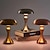billiga Bordslampor-nordisk led guld bordslampa för bar hotelldekoration svamp uppladdningsbar bordslampa nattlampa 3 färger touch switch sänglampa