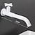 abordables Robinetteries de lavabo-robinet de salle de bain évier seulement robinets de bassin d&#039;eau froide fixés au mur, 360 rotations mitigeur laiton antique robinet de vasque de salle de bain noir chrome doré blanc