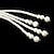 abordables Bijoux pour Déguisements-faux collier de perles longs colliers de perles des années 1920 accessoires pour femmes rugissant 20s clapet fête vintage