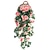 baratos Flor artificial-1 peça de flor artificial pendurada (3,3 pés), flor artificial de resistência à oxidação premium, simulação de videira rosa, arranjo de videira de toque real, decoração de quarto, decoração de casa,