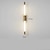 זול אורות קיר פנימיים-עיצוב פס מנורת קיר LED 22 אינץ&#039; מודרני רקע led מנורת קיר סלון חדר שינה ליד המיטה 10w אלומיניום תאורת קיר מקורה מדליקה פמוט לבן חם 1 יחידות 110-240v