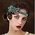 abordables Costumes vintage et anciens-1920 s clapet plume bandeau 20 s paillettes showgirl casque gatsby cheveux accessoires pour femmes