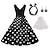 Недорогие Костюмы Старого света-Ретро винтаж 1950-х годов, нижняя юбка в стиле рокабилли, юбка-кольцо, трапециевидное платье-пачка, расклешенное платье, рождественское праздничное платье, женское праздничное/вечернее маскарадное