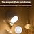 abordables Décors et éclairages nocturnes-capteur de mouvement lumière led veilleuse usb rechargeable lampe de nuit pour armoires de cuisine garde-robe lampe escalier placard applique murale