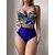 cheap Bikini Sets-Women&#039;s Swimwear Bikini Normal Swimsuit Floral 2 Piece Printing Yellow Red Blue Bathing Suits Beach Wear Summer Sports