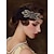 billige Historiske kostymer og vintagekostymer-1920-talls flapper fjær pannebånd 20-tallet paljett showgirl hodeplagg gatsby hårtilbehør for kvinner