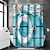 abordables Rideaux de Douche-rideau de douche avec crochets plage hawaii baignoires de salle de bain rideau de douche avec crochets rideaux de douche imperméables écologiques pour la décoration de la maison