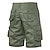 cheap Cargo Shorts-Men&#039;s Cargo Shorts Summer Shorts Casual Shorts Pocket Multi Pocket High Rise Solid Colored Wearable Outdoor Knee Length Outdoor Casual Classic Formal Black Yellow High Waist Inelastic