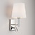 voordelige Wandarmaturen-wandlamp 12,8 inch moderne indoor plug-in wandkandelaars usb-oplaadpoort wandlamp voor nachtkastje huis lezen woonkamer thuis. nikkel