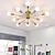 ieftine Montaj Plafon-plafoniera led 6/10 lumini reglabile candelabru stil nordic sputnik design metal stil artistic finisaje pictate industrial bucatarie dormitor lumini camera copiilor 110-240v