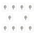 cheap Home Storage &amp; Hooks-10pcs Self Adhesive Transparent Hooks Seamless Wall Hook Adhesive Sticky Hanger for Picture Photo Frame Clock Hanging No Drill Hole Nail Mounting Rack Screw Stickers
