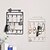cheap Down to $30-Metal Wall Art Mounted Key Holder Storage Rack Organizer with Hook for Entryway Gate Doorway Jewelry Shelf Hanger Hanging Lock Opener
