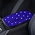 abordables Appuie-tête pour voiture-bling bling voiture accoudoir couverture lustre cristal voiture centre console couverture protecteur universel auto accoudoir coussinets voiture décoration intérieure accessoires