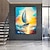 levne Krajinomalby-olejomalba ručně malovaná ruční malba nástěnné umění abstraktní nůž malba výhledy na mořevýzdoba na loďku výzdoba domova srolované plátno bez rámu nenatažené