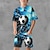 cheap Boy&#039;s 3D Sets-Boys 3D Graphic Football T-shirt &amp; Shorts T-shirt Set Clothing Set Short Sleeve 3D prints Summer Spring Active Sports Fashion Polyester Kids 3-13 Years Outdoor Street Vacation Regular Fit