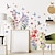 halpa Seinätarrat-akvarelli kukka seinätarrat tarrat linnut perhonen kukka seinätarrat irrotettava luonnonkukka seinäkoriste kesäksi tyttöjen makuuhuone olohuoneen lastentarhan koristelu