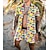 preiswerte Hemden-Sets für Herren-Herren Hemden-Set Hawaiihemd Sommerhemd Blumen Stammes Grafik-Drucke Kubanisches Halsband Weiß Gelb Fuchsie Orange Kaffee Strasse Casual Kurzarm Bedruckt Bekleidung Tropisch Modisch Hawaiianisch