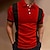 cheap Men&#039;s Polos-Men&#039;s Button Up Polos Polo Shirt Lapel Casual Holiday Fashion Basic Short Sleeve Classic Color Block Regular Fit Summer Fire Red Black Army Green Dark Navy Button Up Polos