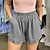 cheap Shorts-Women&#039;s Shorts Black Green Beige Fashion Ruffle Side Pockets Casual Daily Short Micro-elastic Plain Comfort S M L XL 2XL
