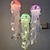Недорогие Декор и ночники-Креативная лампа ручной работы в виде медузы, сделай сам, материал, упаковка, антенна, подвесное украшение, прикроватная атмосферная лампа, сетка для спальни, красный ночник