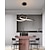 abordables Diseño de círculo-Diseño de grupo de luces de techo led 58 cm lámpara de techo nórdico moderno estilo simple sala de estar hogar dormitorio de lujo oficina restaurante luces solo regulables con control remoto