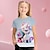 voordelige meisjes 3d t-shirts-Voor meisjes 3D Grafisch Tekenfilm Eenhoorn T-shirt Korte mouw 3D-afdrukken Zomer Lente Actief Modieus leuke Style Polyester Kinderen 3-12 jaar Buiten Casual Dagelijks Normale pasvorm