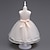 Χαμηλού Κόστους Φορέματα για πάρτι-Παιδιά Κοριτσίστικα Φόρεμα Φόρεμα για πάρτυ Συμπαγές Χρώμα Αμάνικο Επίσημο Γάμου Ειδική Περίσταση Δίχτυ Μοντέρνα Λατρευτός Πριγκίπισσα Βαμβάκι Μακρύ