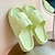 cheap Home Slippers-Women&#039;s Platform Cloud Slippers Solid Color Open Toe Non-slip Slides Shoes Indoor Bathroom Shoes