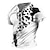 economico maglietta da uomo henley-Per uomo maglietta Pop art Animali Aquila Colletto alla coreana Abbigliamento Stampa 3D Giornaliero Sport Manica corta Lacci Stampa Di tendenza Originale Vintage