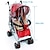 cheap Motorcycles Covers-Universal Baby Stroller Rain Cover Pram Raincover Pushchair EVA Transparent and Waterproof for Buggy Baby Stroller Baby Carriage Travel Outdoor