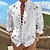 cheap Men&#039;s Hawaiian Shirt-Men&#039;s Shirt Floral Graphic Prints Stand Collar White Pink Blue Green Outdoor Street Long Sleeve Print Clothing Apparel Fashion Streetwear Designer Casual