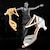 זול סנדלי נשים-בגדי ריקוד נשים סנדלים סנדלי רצועת קרסול מפלגה בָּחוּץ צבע אחיד קיץ העקב הטרוטיפי אלגנטית דמוי עור אבזם כסף אודם פול