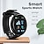 preiswerte Smartwatch-D18 Smartwatch 1.44 Zoll Smart-Armband Bluetooth Schrittzähler Herzschlagmonitor Blutdruck Kompatibel mit Smartphone Damen Herren Wasserdicht Nachrichterinnerung Step Tracker IP 67 18mm Uhrengehäuse