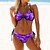 cheap Bikini Sets-Women&#039;s Swimwear Bikini Normal Swimsuit Graphic 2 Piece Yellow Blue Purple Bathing Suits Summer Sports