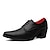 halpa Miesten Oxford-kengät-Miesten Oxford-kengät Derby-kengät Juhlakengät Liiketoiminta Englantilainen Häät Juhlat Kiiltonahka Korkeutta lisäävä Nauhat Musta Valkoinen Kevät Syksy