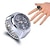 tanie Zegarki kwarcowe-1pc pop moda kobiety mężczyzna palec serdeczny zegarek mechanizm kwarcowy regulowany pasek ze stali nierdzewnej modna biżuteria pierścień elastyczna opaska