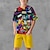 halpa pojan 3d-setit-Poikien 3D Kuvitettu T-paita ja shortsit T-paitasetti Vaatesetti Lyhythihainen 3D-tulosteet Kesä Kevät Aktiivinen Urheilu Muoti Polyesteri Lapset 3-13 vuotta ulko- Katu Loma Normaali
