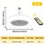 cheap Light Bulbs-Ceiling Fan With Lights Fan Light E27 Base 3000K-6000K Enclosed Low Profile Fan Lights LED Dimmable Light Kit Lamp Modern Silent Indoor Flush Mount Ceiling Fan For Living Room Bedroom Easy To Install
