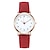 お買い得  クォーツ腕時計-女性の腕時計ファッションカジュアルレザーベルト腕時計発光シンプルなレディーススモールダイヤルクォーツ時計ドレス腕時計リロイ mujer