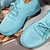 cheap Women&#039;s Sneakers-Women&#039;s Sneakers Slip-Ons Pink Shoes Plus Size Flyknit Shoes Outdoor Daily Solid Color Flat Heel Round Toe Sporty Casual Minimalism Running Walking Tissage Volant Lace-up Light Blue Black White